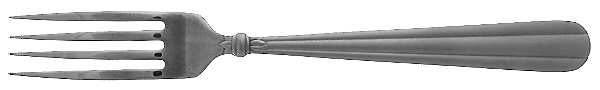 Tennyson-Frosted (Stainless) Fork