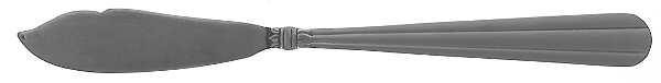 Tennyson-Frosted (Stainless) Flat Handle Master Butter Knife