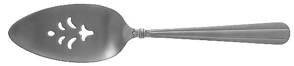 Tennyson-Frosted (Stainless) Pierced All Stainless Pie Server