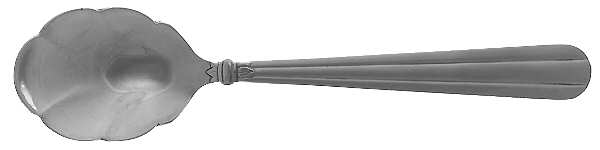 Tennyson-Frosted (Stainless) Sugar Shell Spoon