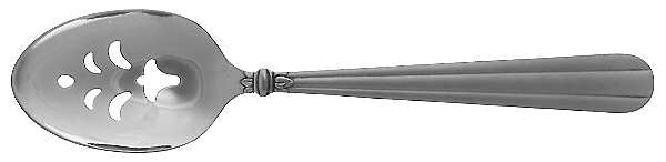 Tennyson-Frosted (Stainless) Pierced Tablespoon (Serving Spoon)