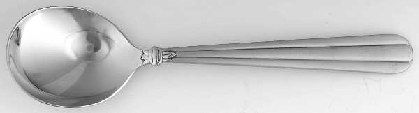 Tennyson-Frosted (Stainless) Round Bowl Soup Spoon (Gumbo)