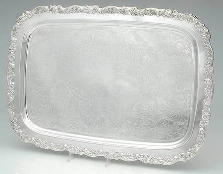 Du Maurier (Silverplate, Hollowware) 19" Rectangular Tray