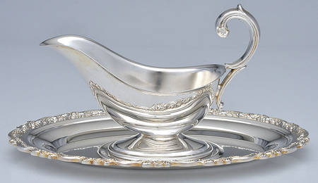 Du Maurier (Silverplate, Hollowware) Gravy Boat & Underplate