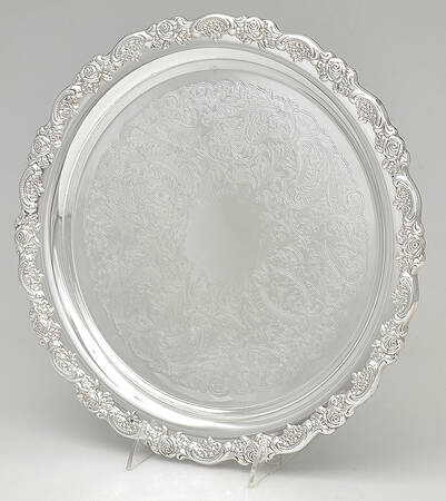 Du Maurier (Silverplate, Hollowware) 12" Round Tray