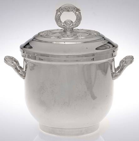 Du Maurier (Silverplate, Hollowware) Ice Bucket & Glass Liner