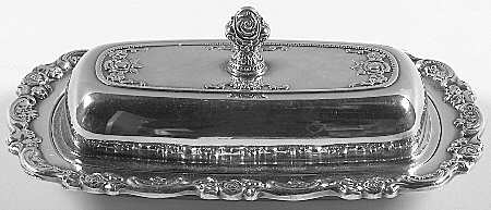 Du Maurier (Silverplate, Hollowware) 1/4lb Covered Butter with Liner