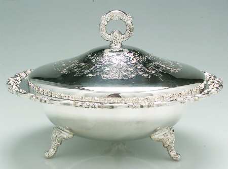 Du Maurier (Silverplate, Hollowware) 2 Qt Round Casserole & Lid
