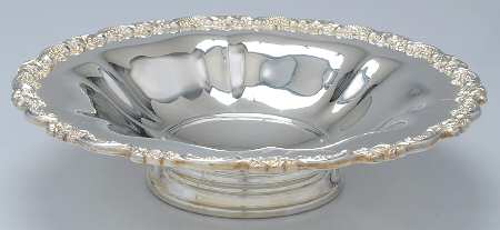 Du Maurier (Silverplate, Hollowware) 12" Round Footed Centerpiece