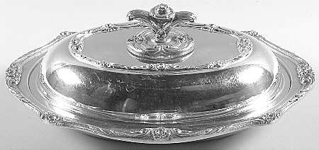 Glenrose (Silverplate, 1908, Hollowware) Double Vegetable Bowl