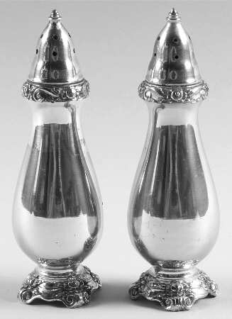 Glenrose (Silverplate, 1908, Hollowware) Salt & Pepper Set