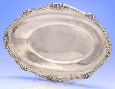 Glenrose (Silverplate, 1908, Hollowware) Silverplate Bread Tray
