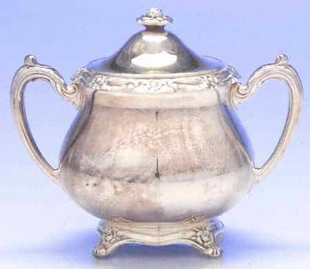 Glenrose (Silverplate, 1908, Hollowware) Sugar Bowl & Lid