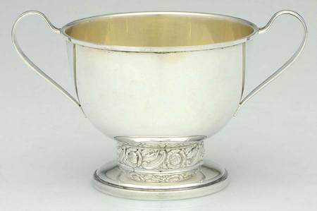 Silver Rose (Sterling, 1956, Hollowware) Mini Open Sugar Bowl