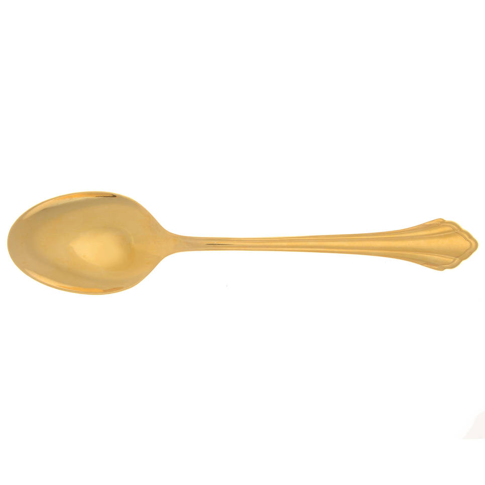Golden Clarette (Gold Electroplate) Place/Oval Soup Spoon