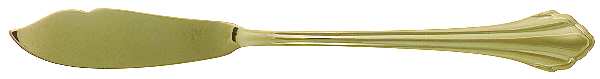 Golden Clarette (Gold Electroplate) Flat Handle Master Butter Knife