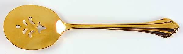 Golden Clarette (Gold Electroplate) Large Solid Jelly Server