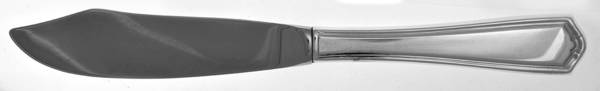 Jefferson (Silverplate) Individual Fish Knife with Stainless Blade