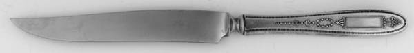 Grosvenor (Silverplate, 1921, Monograms) Knife-Carving/Sm-Stn Bld/Steak
