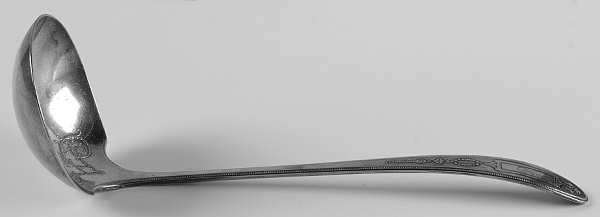 Grosvenor (Silverplate, 1921, Monograms) Solid Soup Ladle