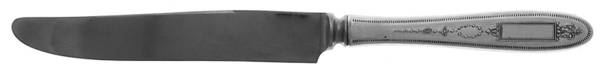 Grosvenor (Silverplate, 1921, Monograms) New French Hollow Knife with Bolster