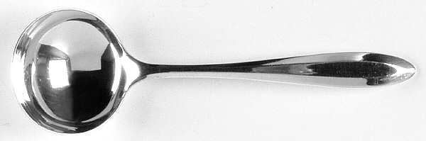 Patrician (Silverplate, 1914, Monograms) Round Bowl Soup Spoon (Bouillon)