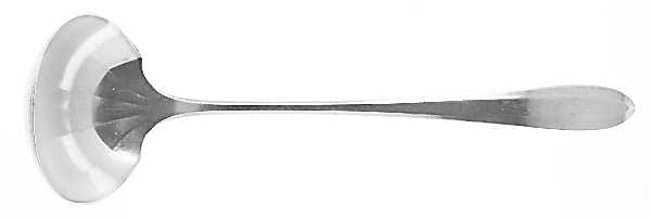 Patrician (Silverplate, 1914, Monograms) Solid Soup Ladle