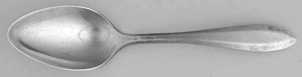 Patrician (Silverplate, 1914, Monograms) Straight Handle Baby Spoon