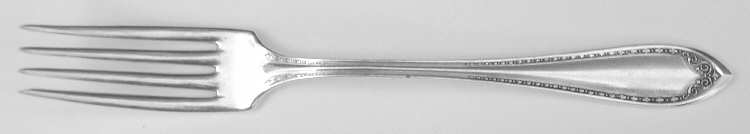 Sheraton (Silverplate, 1910, Monograms) Fork