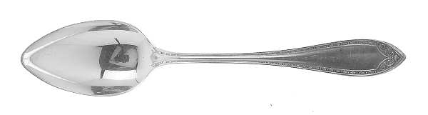 Sheraton (Silverplate, 1910, Monograms) Teaspoon