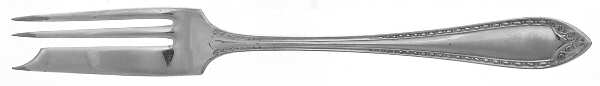 Sheraton (Silverplate, 1910, Monograms) Individual Pie Fork
