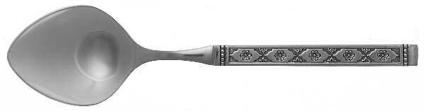 Lisbon (Stainless, No Black Accent) Sugar Spoon