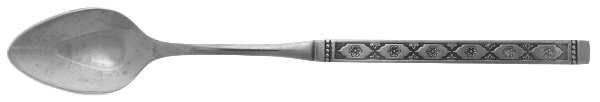 Lisbon (Stainless, No Black Accent) Iced Tea Spoon