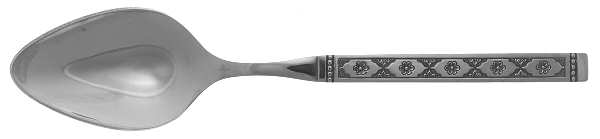 Lisbon (Stainless, No Black Accent) Tablespoon (Serving Spoon)