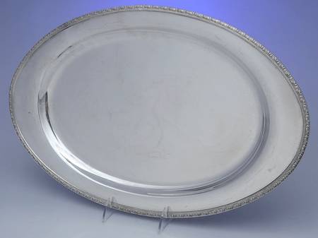 St. Regis (Silverplate, Hollowware) Medium Plated Meat Platter No Well