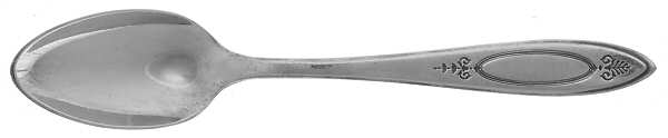 Adam (Silverplate, 1917, Monograms) Demitasse Spoon