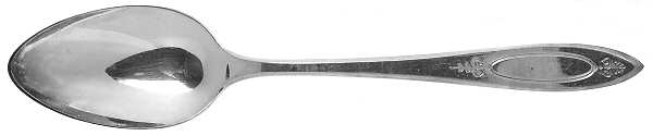 Adam (Silverplate, 1917, Monograms) Place/Oval Soup Spoon