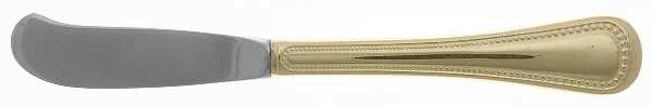 Golden Patrician (Gold Electroplate) Butter Spreader Hollow Hdl-Paddle/Stainless Blade