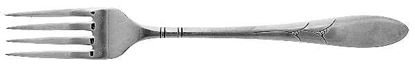 Lady Hamilton (Silverplate, 1932, Monograms) Youth Fork