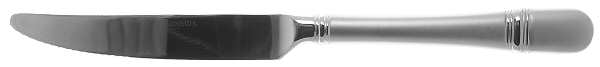Satin Astragal (Stainless) Individual Solid Handle Steak Knife