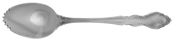Satin Dover (Stainless) Fruit/Orange Spoon Individual, Serrated Bowl HC