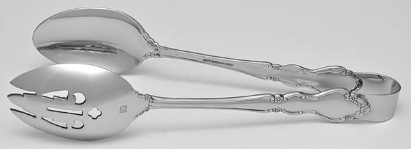 Satin Dover (Stainless) Salad Tongs Solid HC