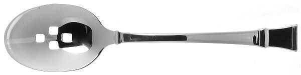 Coronet (Newer, Silverplate) Pierced Tablespoon (Serving Spoon)