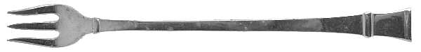 Coronet (Newer, Silverplate) Cocktail/Seafood Fork