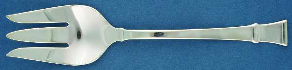 Coronet (Newer, Silverplate) Medium Solid Cold Meat Serving Fork