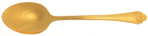 Golden Fantasy Rose (Gold Electroplate) Tablespoon (Serving Spoon)