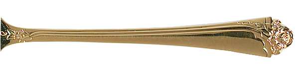 Golden Fantasy Rose (Gold Electroplate) by Oneida Silver
