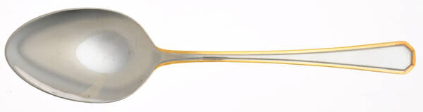 Golden Katherine (Stainless, Gold Accent) Tablespoon (Serving Spoon)