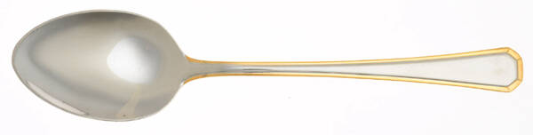 Golden Katherine (Stainless, Gold Accent) Place/Oval Soup Spoon