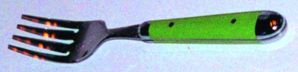 Palette-Lime Green (Stainless) Individual Salad Fork